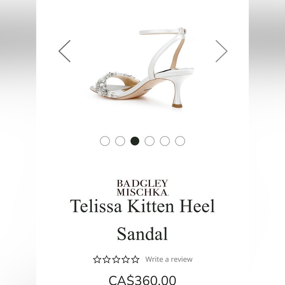 Badgley Mischka Telissa Kitten Heel - Picture 4 of 9